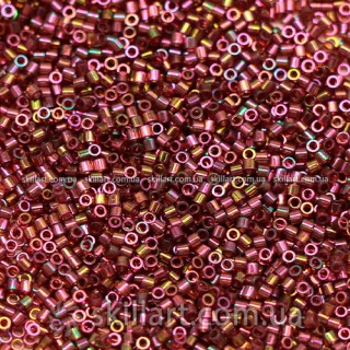 Бисер DBS-103 Miyuki Delica Beads 15/0 (радужный, коричневый)